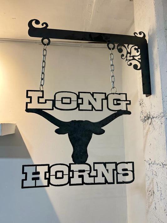 "Long Horns" Sign